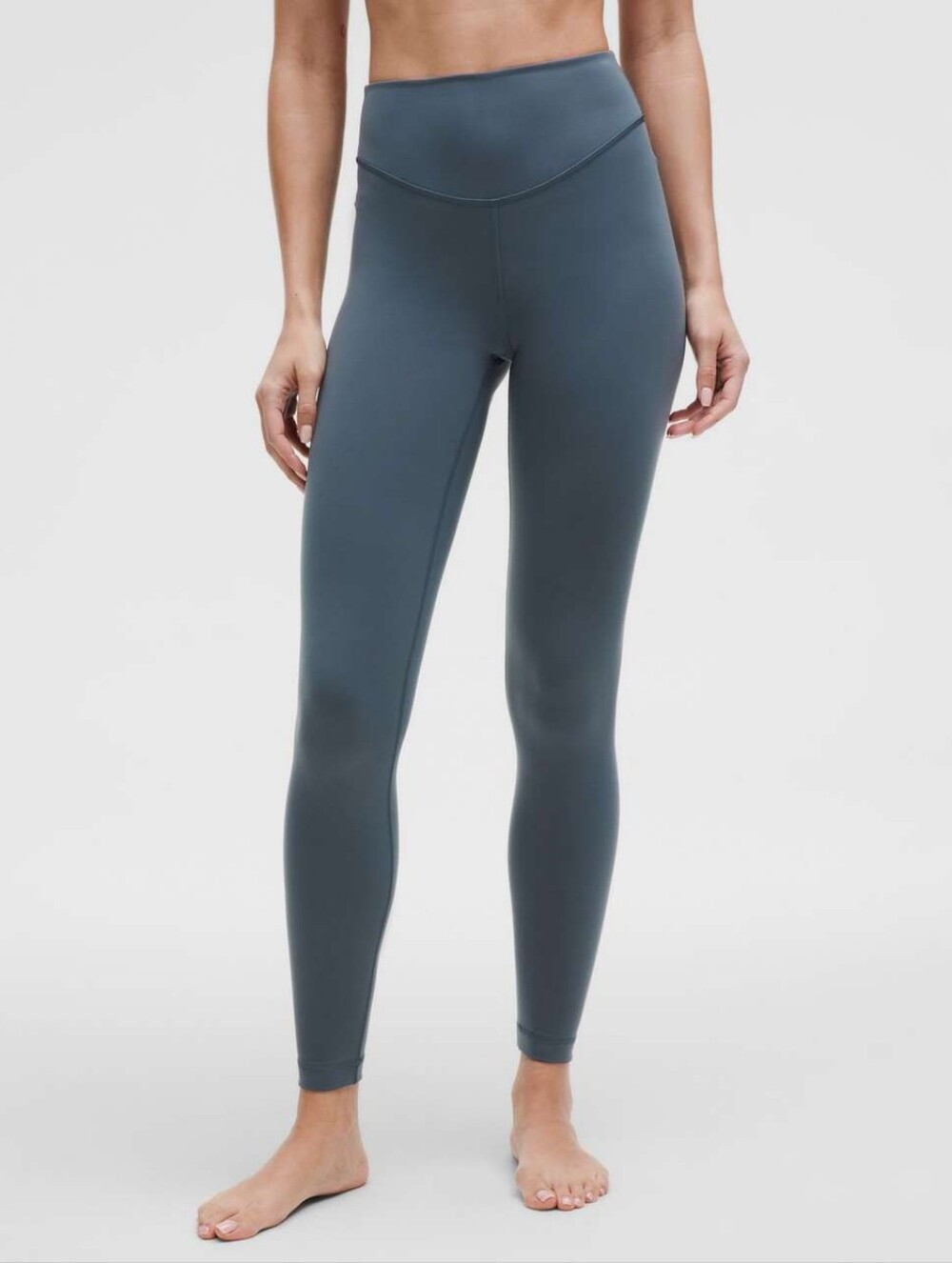 Lululemon Wunder Under Smooth Cover High-Rise Tight 28" Iron Blue Size 8